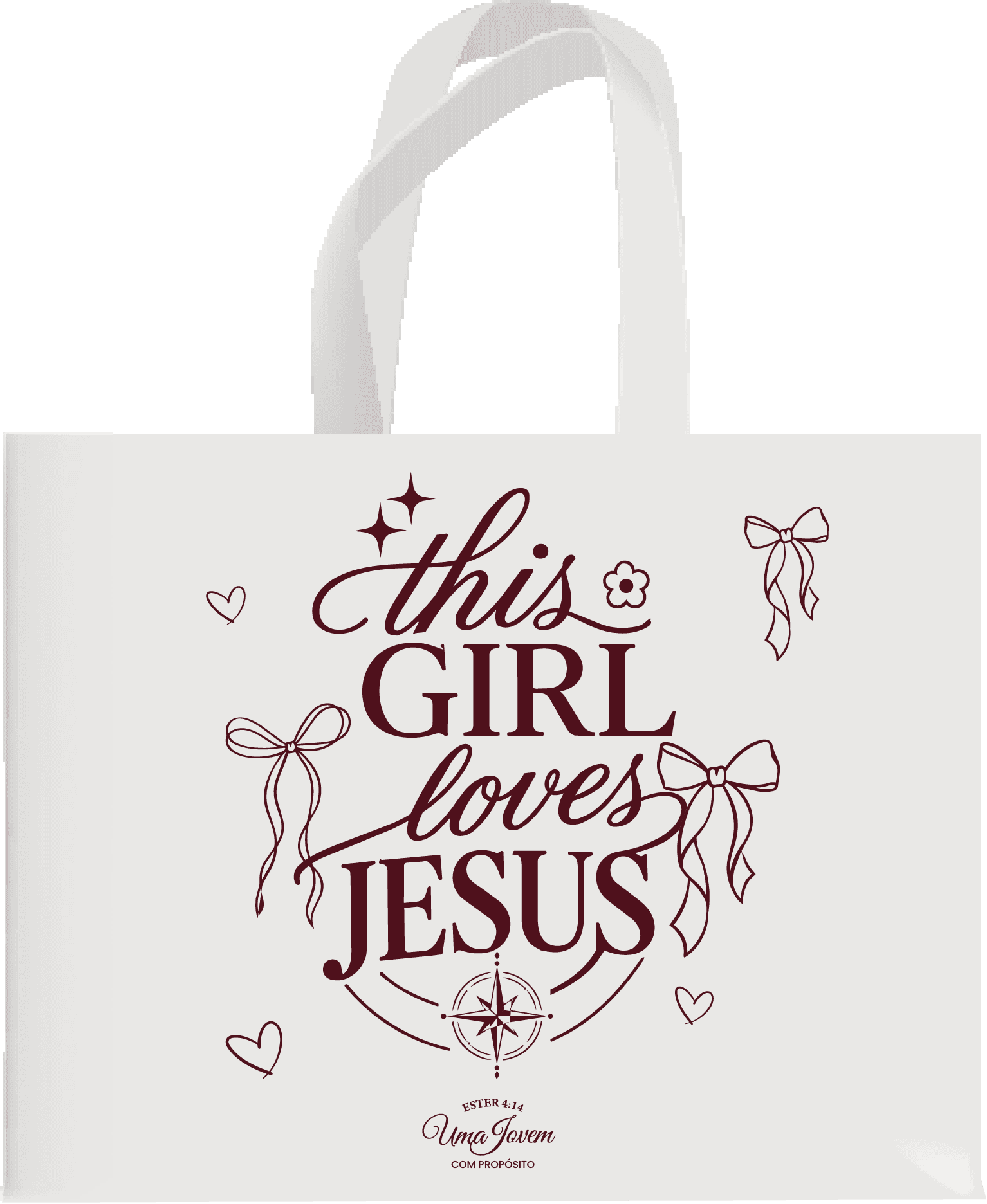 Eco bag This Girl Loves Jesus